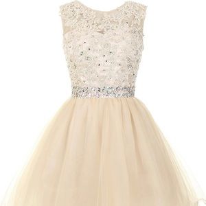 Mamilove Women's Tulle Short Formal HOMECOMING Cocktail Party Dress